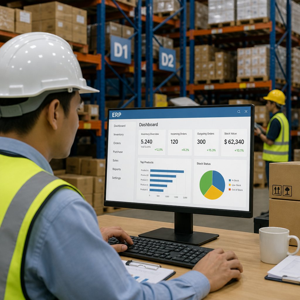 Ứng dụng phần mềm quản lý kho erp trong doanh nghiệp: Lợi ích và cách triển khai hiệu quả