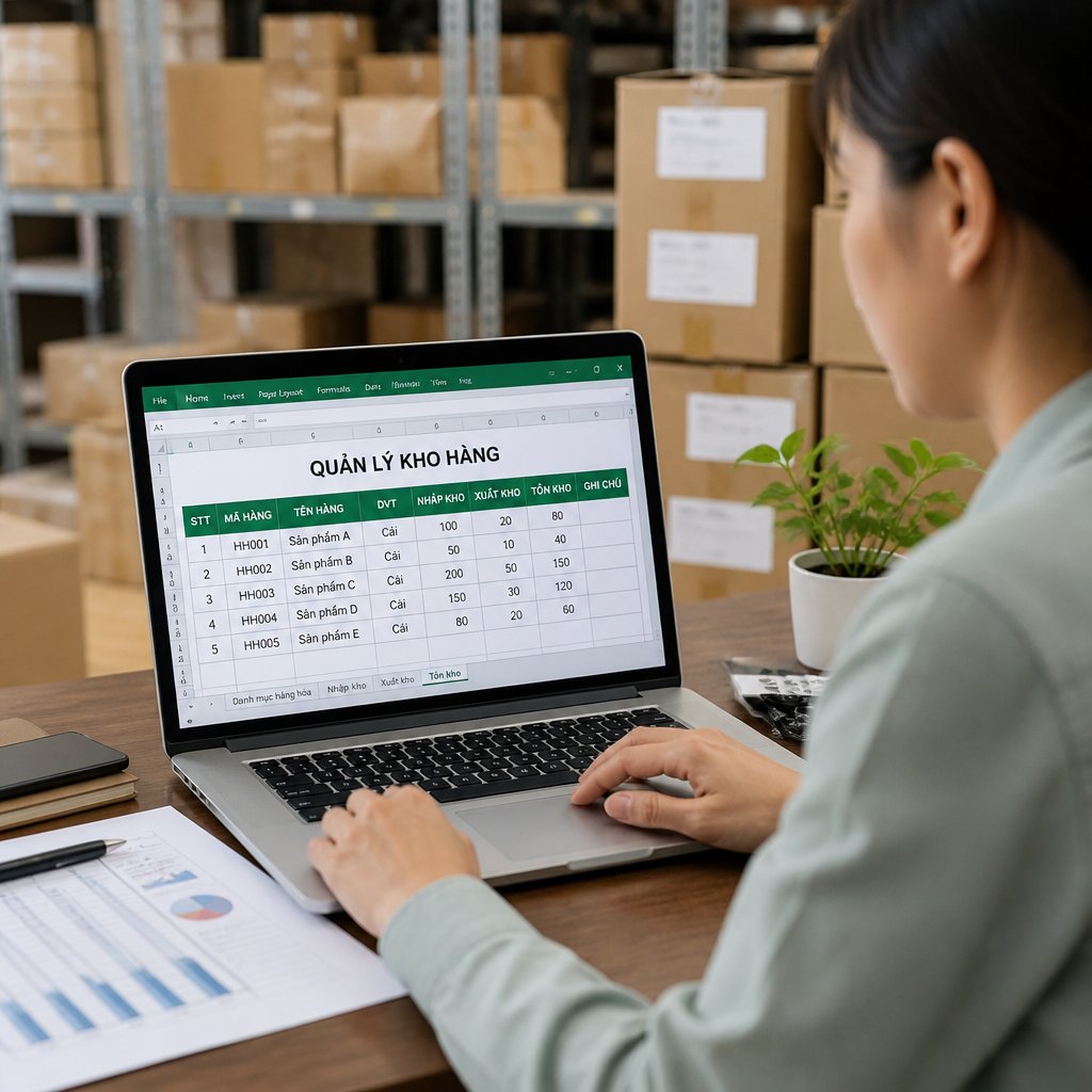 Phần mềm quản lý kho hàng bằng excel miễn phí: Giải pháp nào phù hợp cho cá nhân và doanh nghiệp?