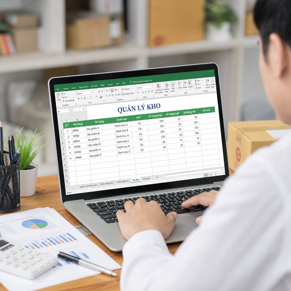 Top lựa chọn phần mềm quản lý kho miễn phí bằng excel đáng tham khảo hiện nay