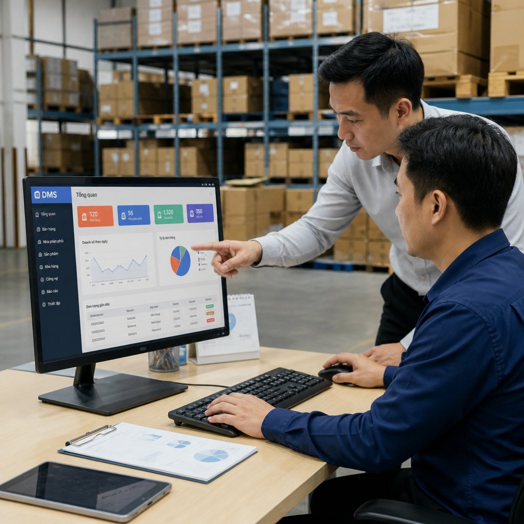 Ứng dụng phần mềm quản lý phân phối trong doanh nghiệp: Lợi ích và cách triển khai hiệu quả