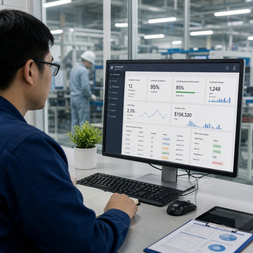 Lựa chọn phần mềm quản lý sản xuất phù hợp: Tính năng, lợi ích và kinh nghiệm triển khai