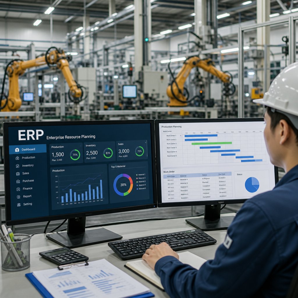 Ứng dụng phần mềm quản lý sản xuất erp trong doanh nghiệp: Lợi ích và cách triển khai hiệu quả