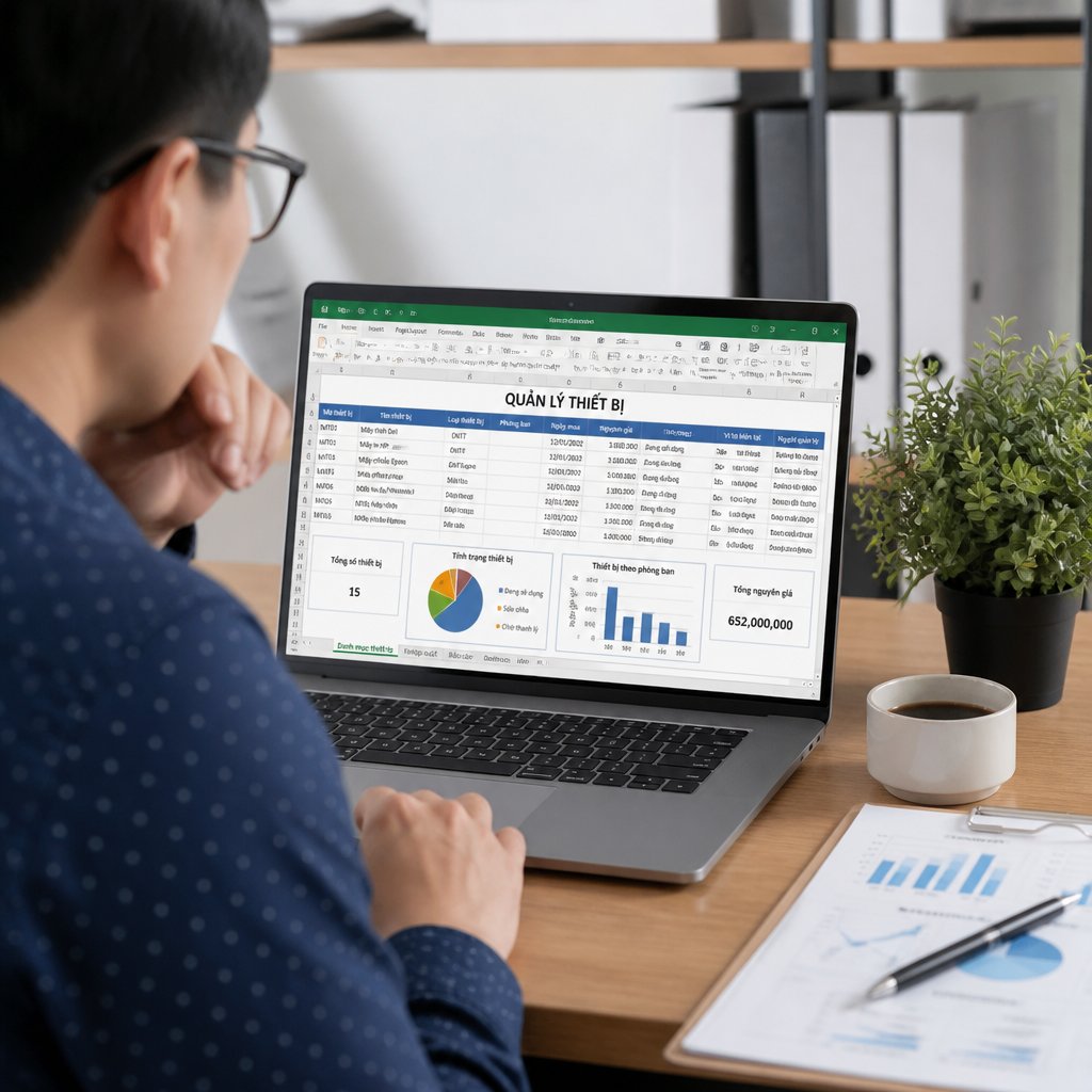 Phần mềm quản lý thiết bị bằng excel cho doanh nghiệp: Tính năng cần có và tiêu chí lựa chọn