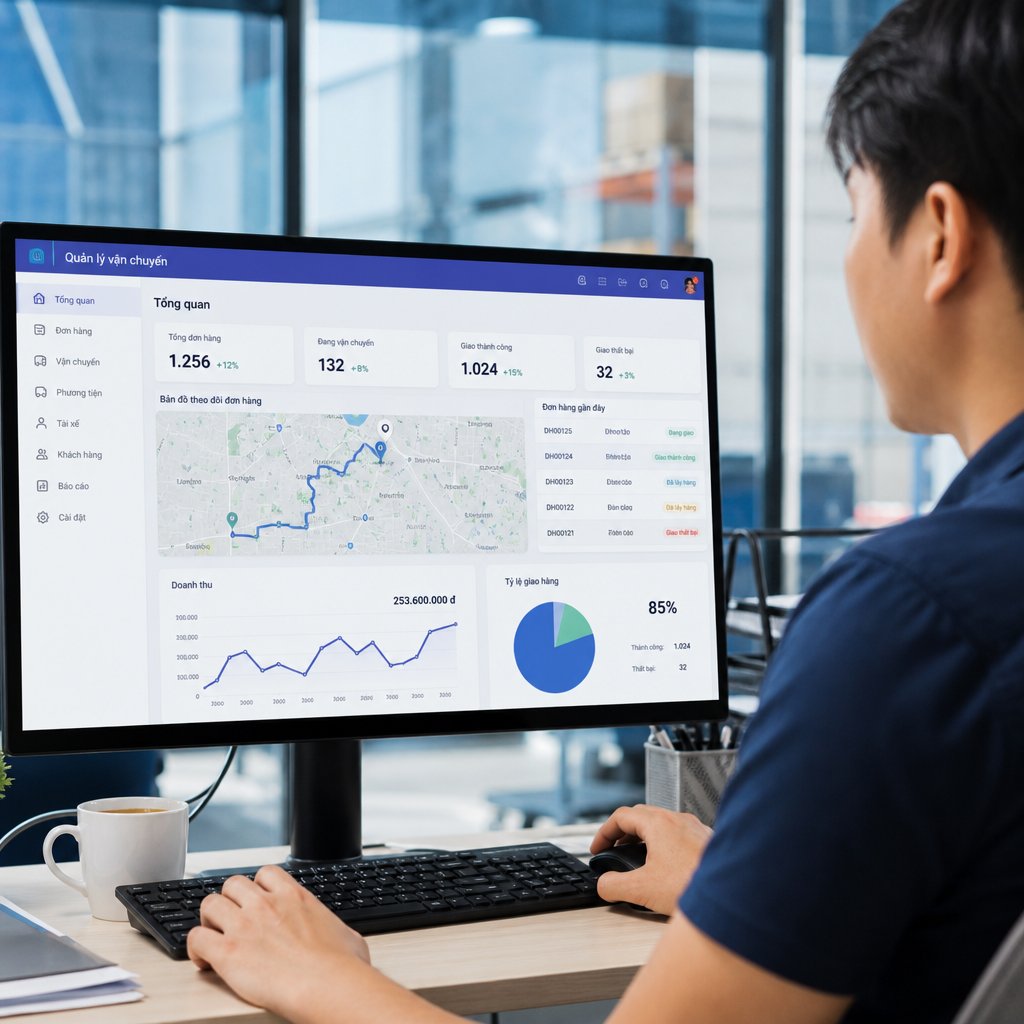 Phần mềm quản lý vận chuyển hàng hóa cho doanh nghiệp: Tính năng cần có và tiêu chí lựa chọn