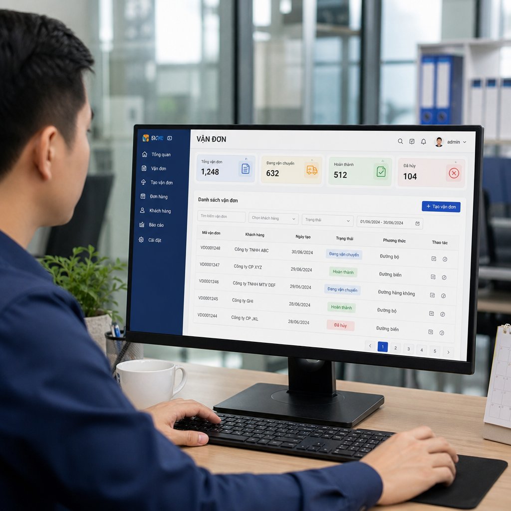 Ứng dụng phần mềm quản lý vận đơn trong doanh nghiệp: Lợi ích và cách triển khai hiệu quả