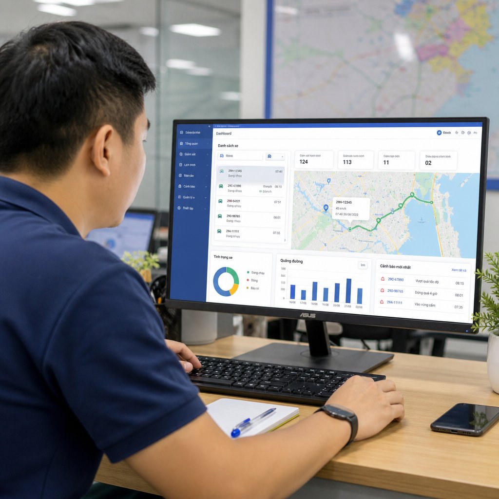 Ứng dụng phần mềm quản lý vận tải trong doanh nghiệp: Lợi ích và cách triển khai hiệu quả