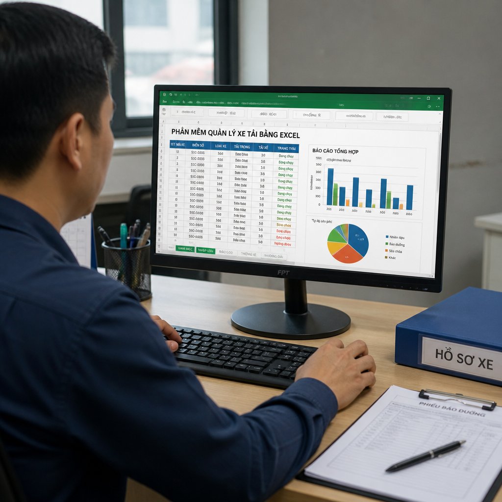Phần mềm quản lý xe tải bằng excel miễn phí: Tiêu chí lựa chọn để quản lý hiệu quả