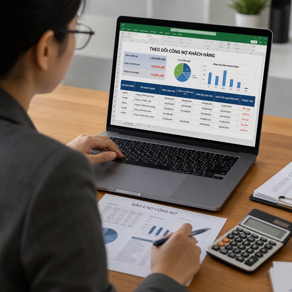 Phần mềm theo dõi công nợ bằng excel cho doanh nghiệp: Tính năng cần có và tiêu chí lựa chọn