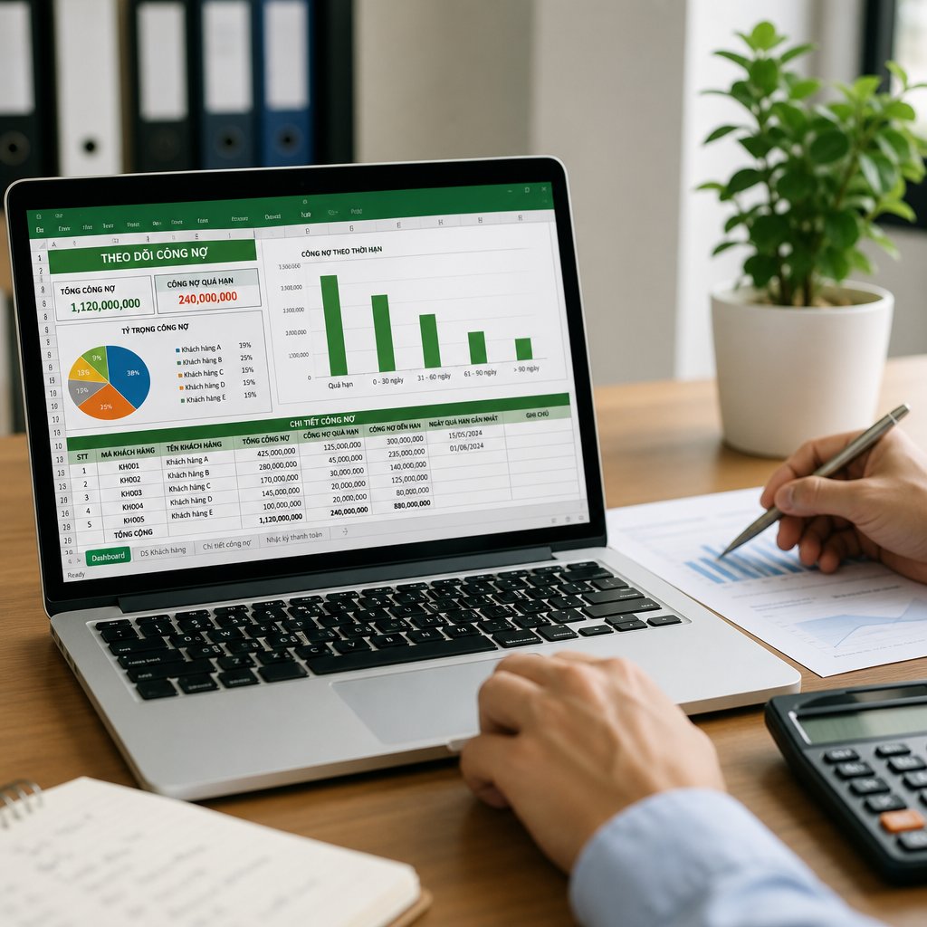 Phần mềm theo dõi công nợ bằng excel cho doanh nghiệp: Tính năng cần có và tiêu chí lựa chọn