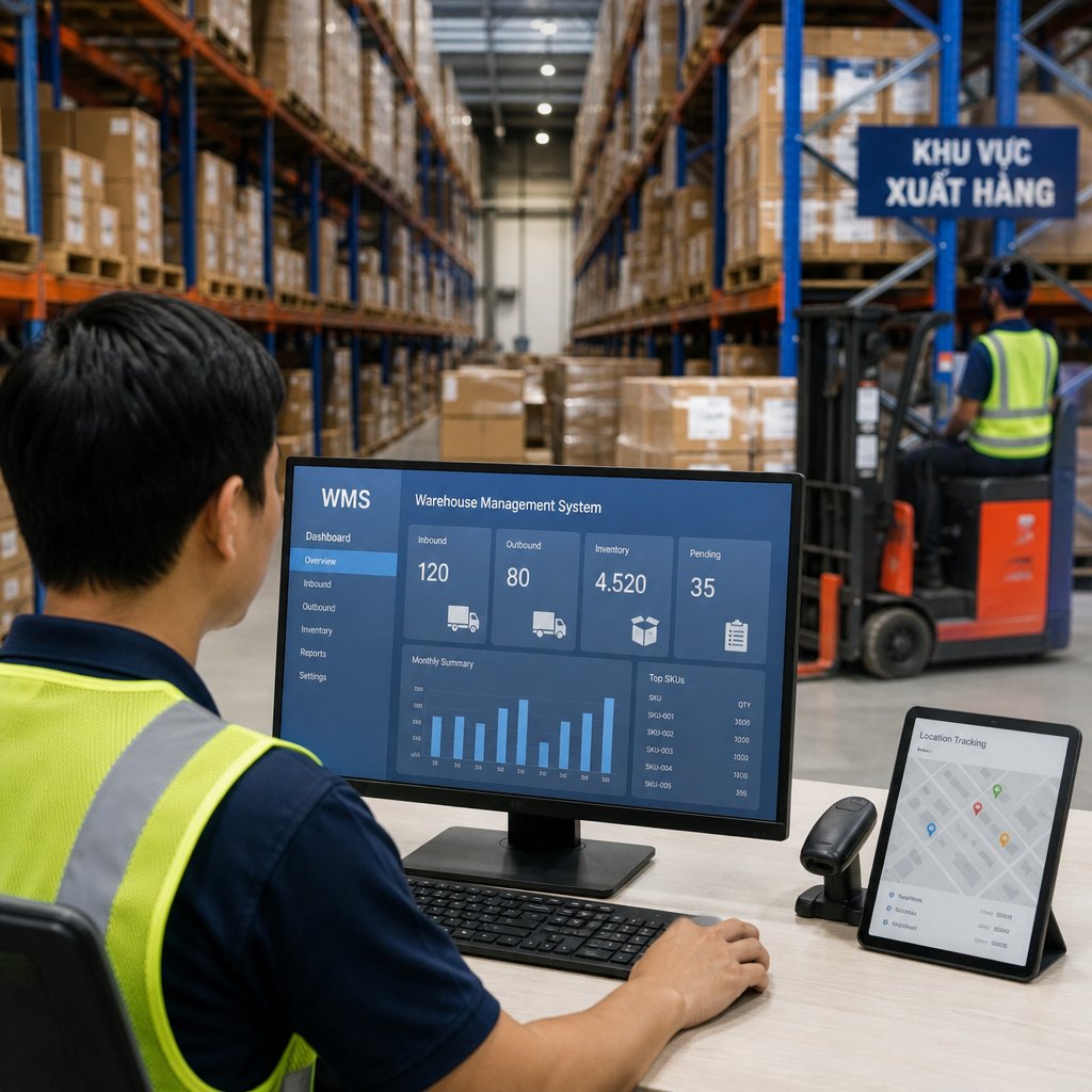 Phần mềm wms: Giải pháp số hóa quy trình và nâng cao hiệu quả vận hành
