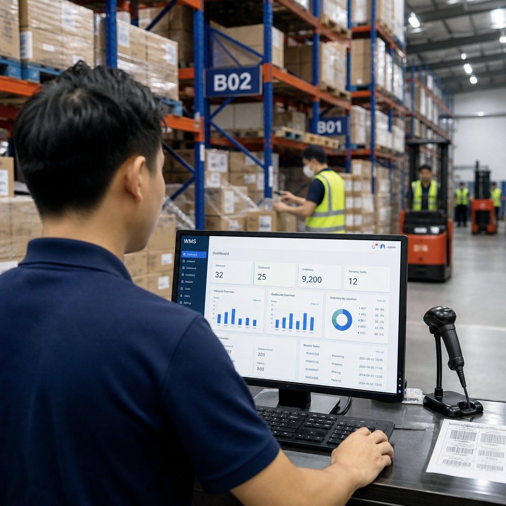 Phần mềm wms: Giải pháp số hóa quy trình và nâng cao hiệu quả vận hành