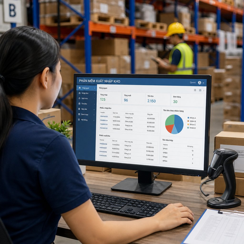 Phần mềm xuất nhập kho: Giải pháp số hóa quy trình và nâng cao hiệu quả vận hành