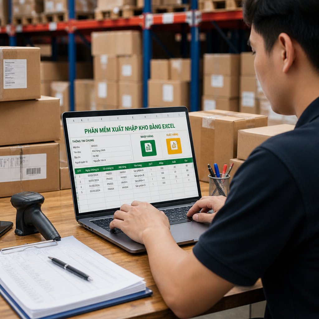 Phần mềm xuất nhập kho bằng excel miễn phí: Giải pháp nào phù hợp cho cá nhân và doanh nghiệp?