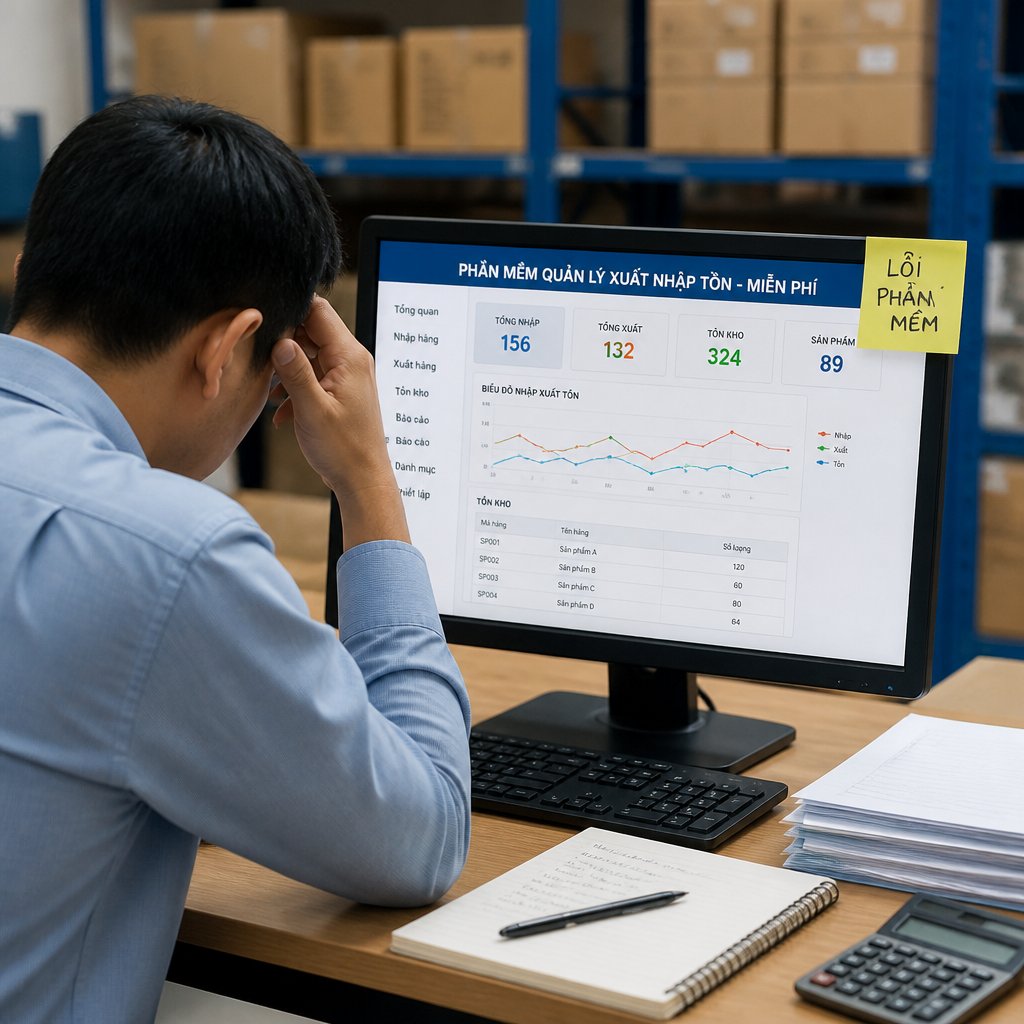 Có nên sử dụng phần mềm xuất nhập tồn miễn phí?