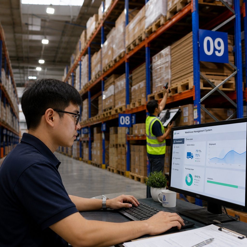 Giải pháp quản trị kho hàng trong logistics giúp doanh nghiệp tối ưu vận hành và kiểm soát dữ liệu
