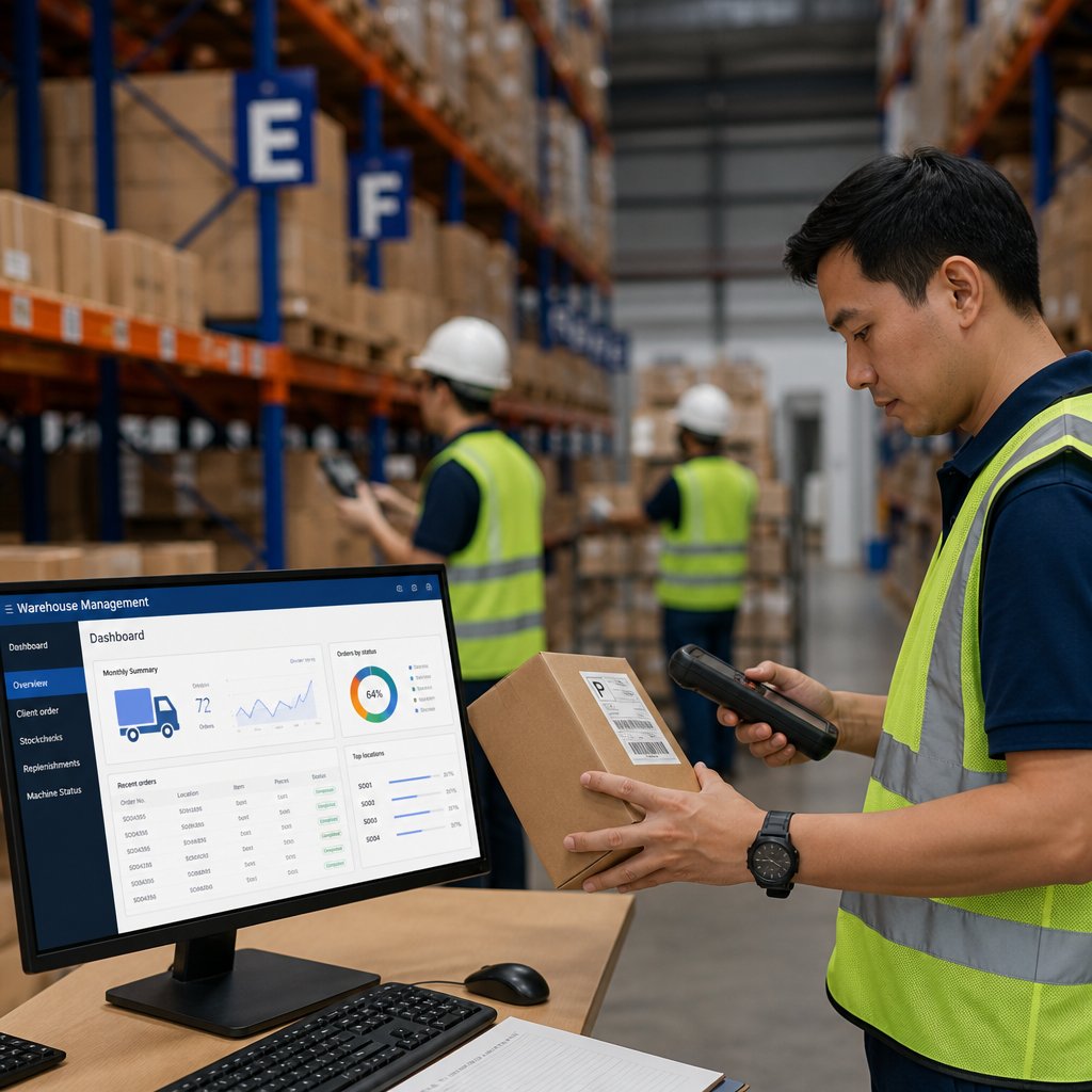 Giải pháp quản trị kho hàng trong logistics giúp doanh nghiệp tối ưu vận hành và kiểm soát dữ liệu