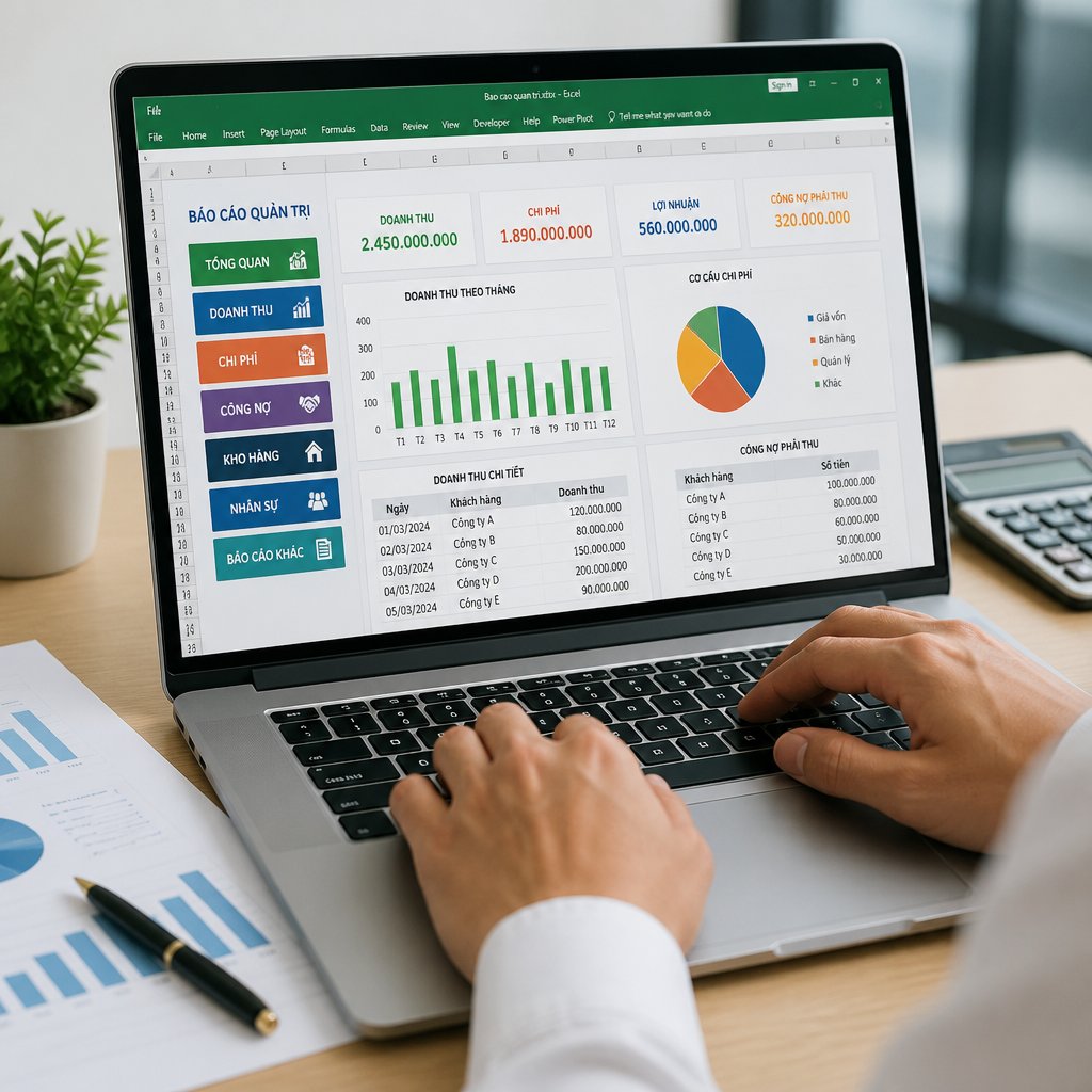 Ứng dụng tạo phần mềm quản lý bằng excel trong doanh nghiệp: Lợi ích và cách triển khai hiệu quả