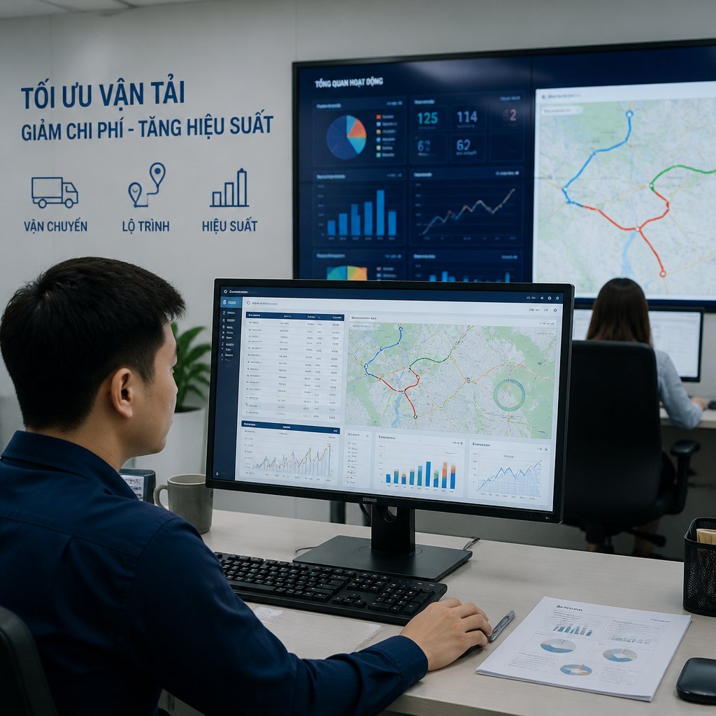 Phần mềm tối ưu vận tải: Giảm chi phí và tăng hiệu suất