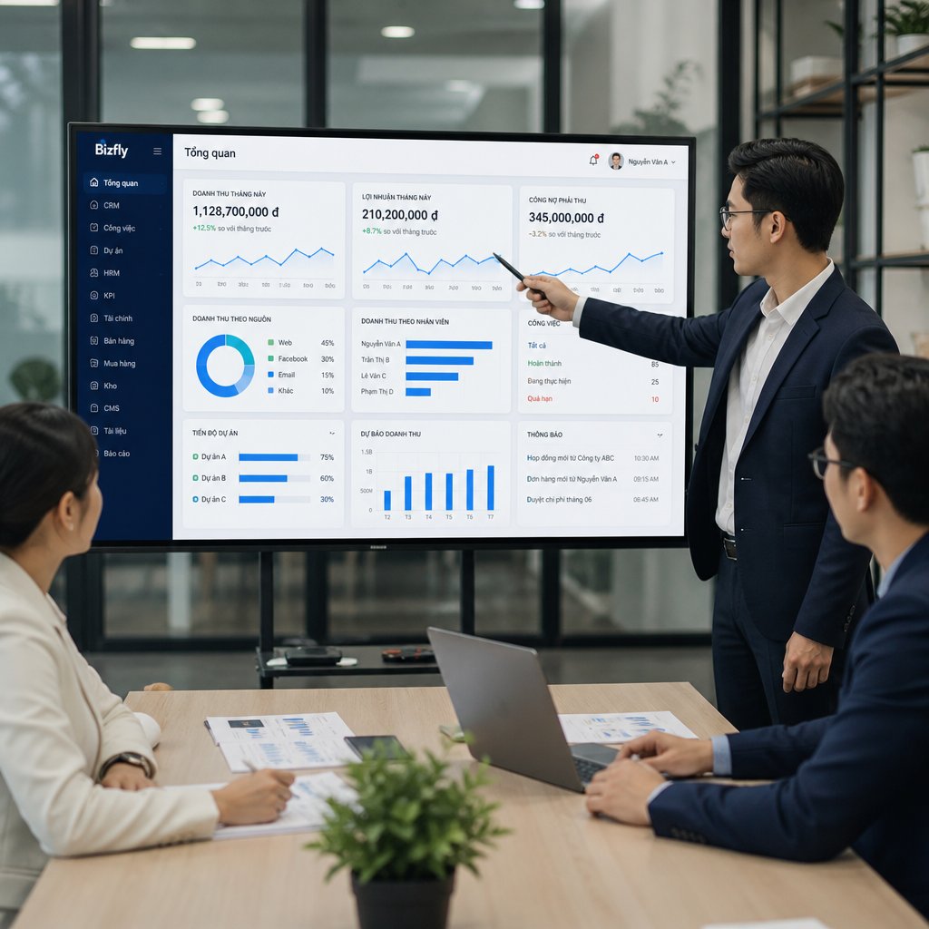 Tối ưu vận hành doanh nghiệp với phần mềm quản trị doanh nghiệp