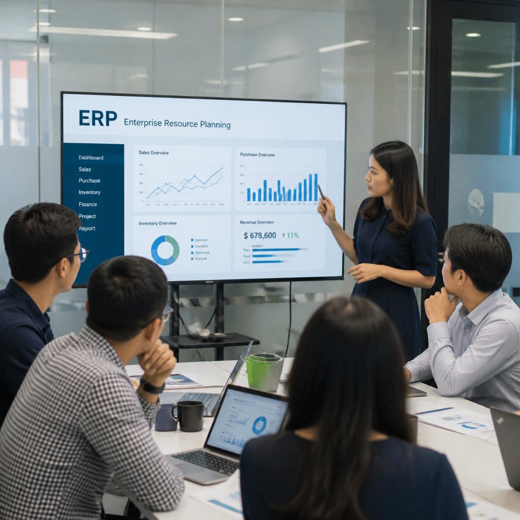 Môn ERP học gì và được ứng dụng ra sao trong doanh nghiệp