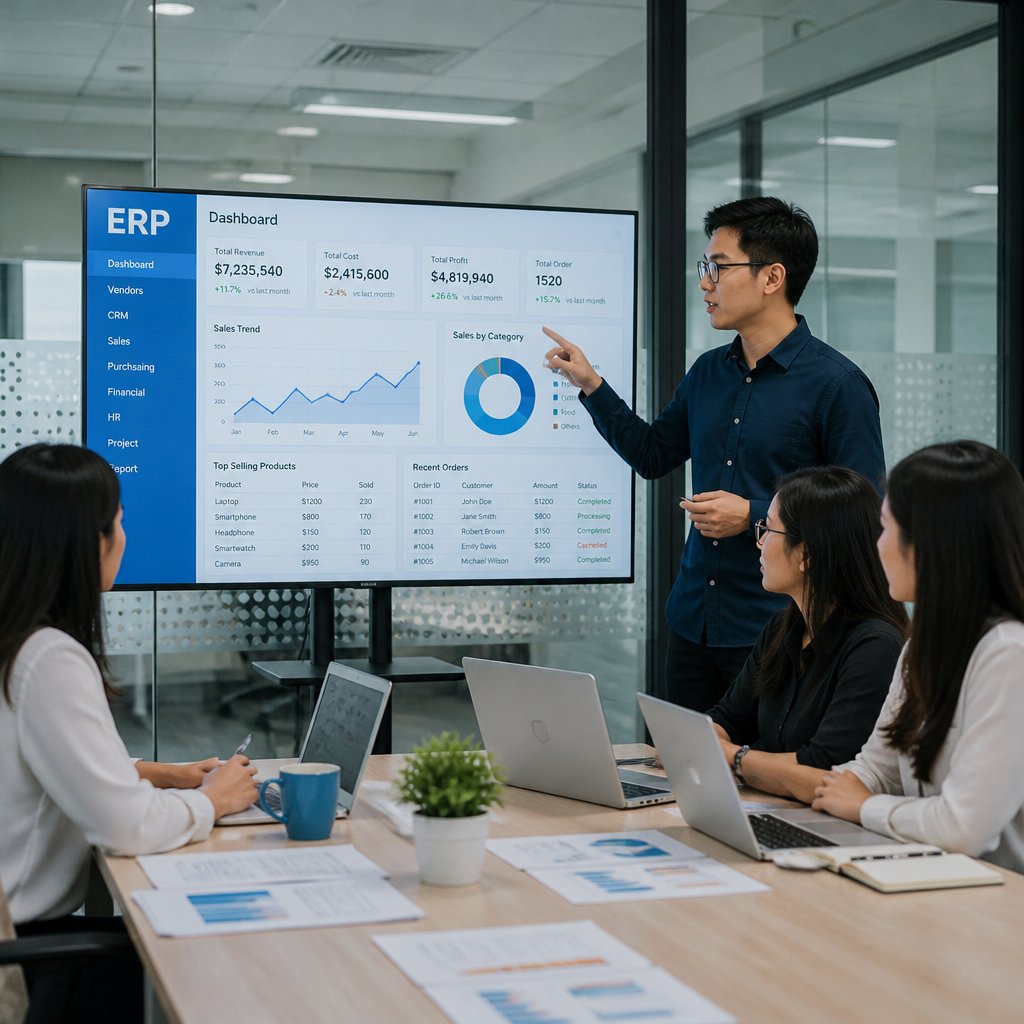 Môn ERP học gì và được ứng dụng ra sao trong doanh nghiệp