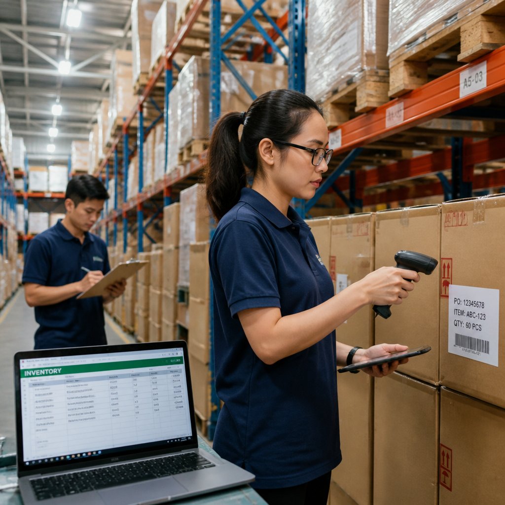 Kiểm kho hiệu quả Quy trình công cụ và kinh nghiệm thực tế