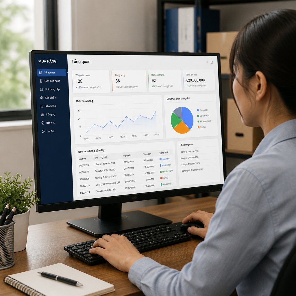 Phần mềm quản lý mua hàng Giải pháp cải thiện quy trình và nâng cao hiệu quả