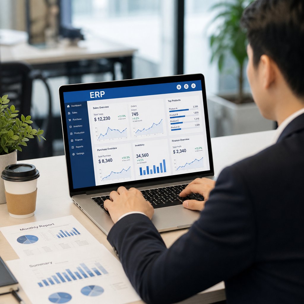 Tìm hiểu ERP phần mềm Khái niệm và cách ứng dụng hiệu quả trong thực tế