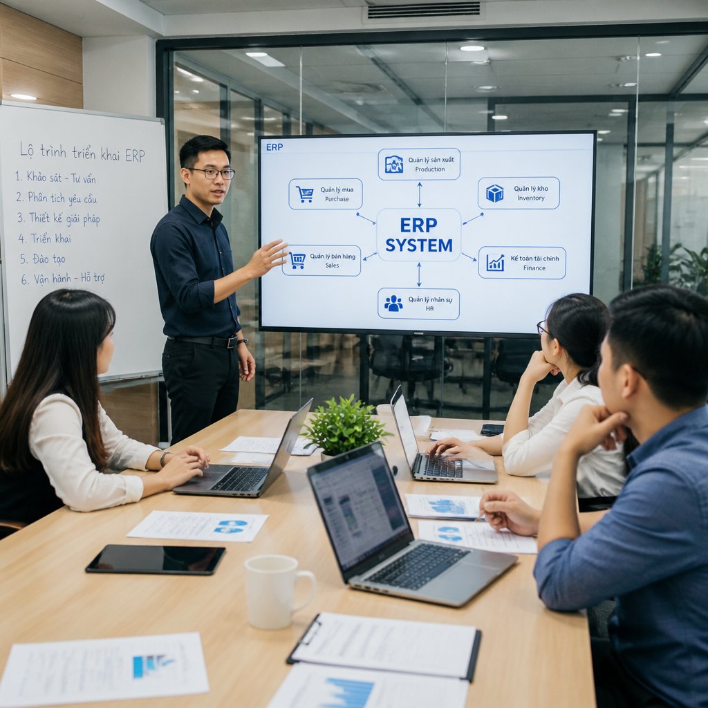 Kinh nghiệm lựa chọn và ứng dụng học ERP trong thực tế