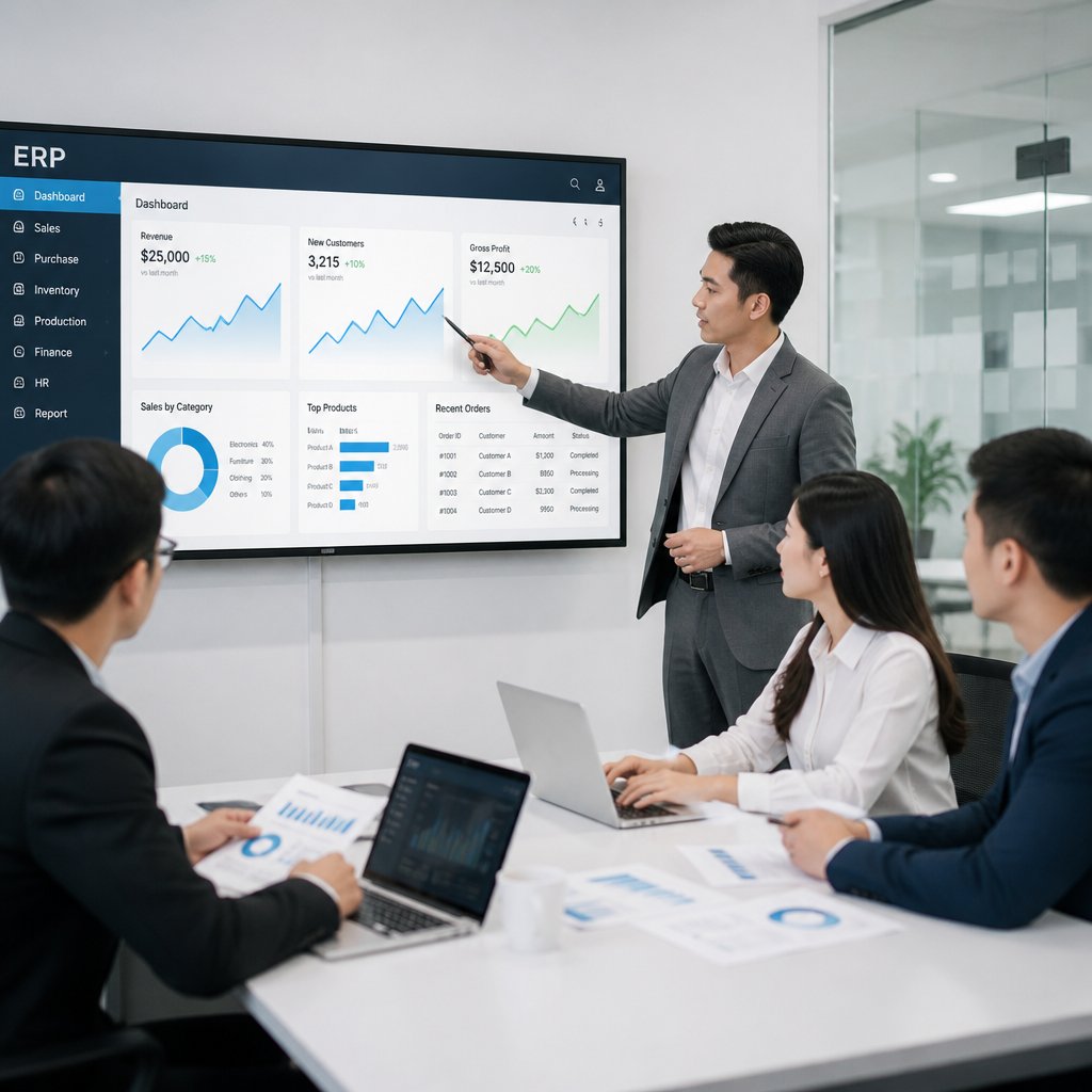 Phân tích nhân viên ERP Vai trò và cách triển khai hiệu quả