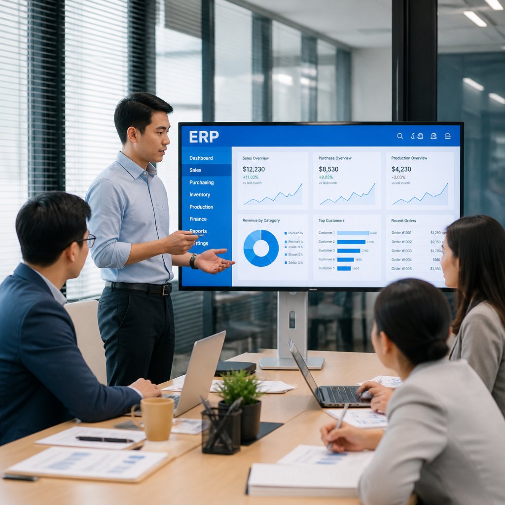 Giải pháp ứng dụng ERP Cách tối ưu quy trình và nâng cao hiệu suất