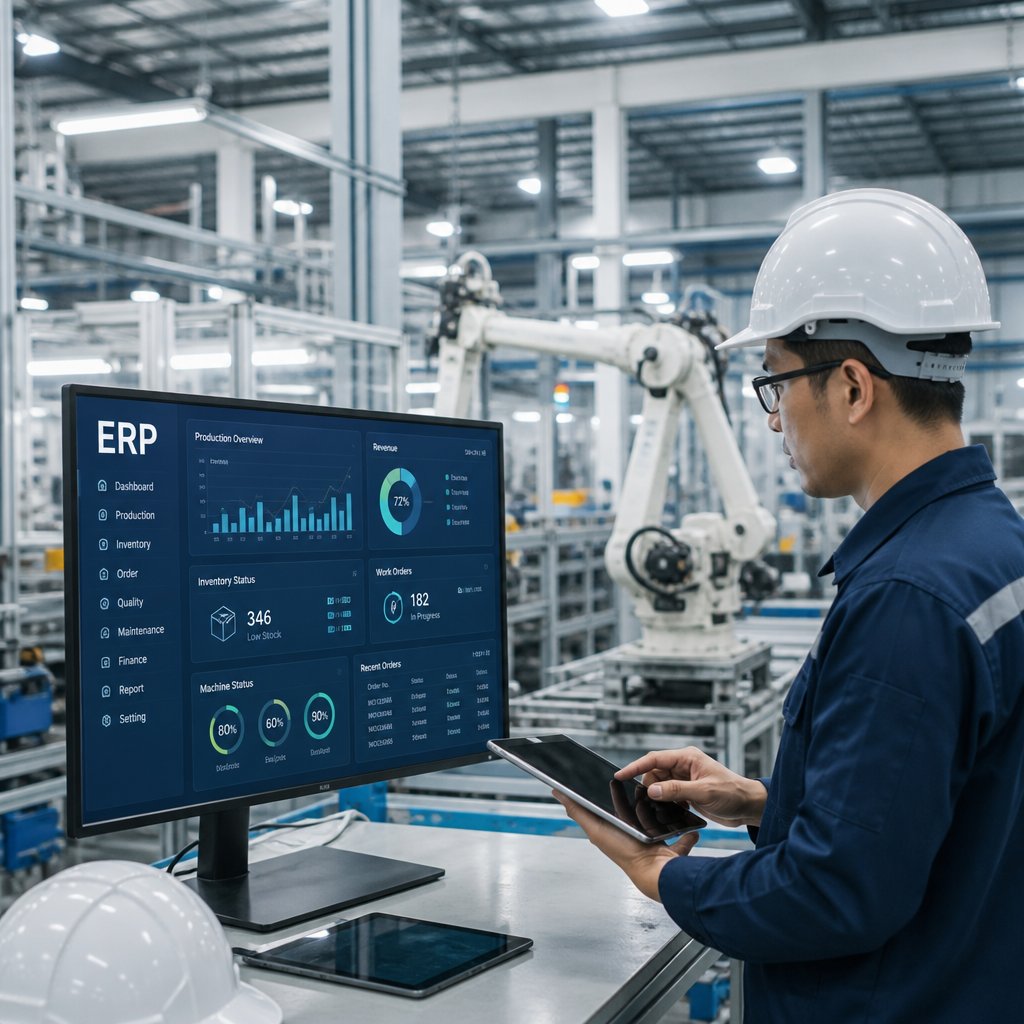 Tìm hiểu ERP sản xuất Khái niệm và cách ứng dụng hiệu quả trong thực tế