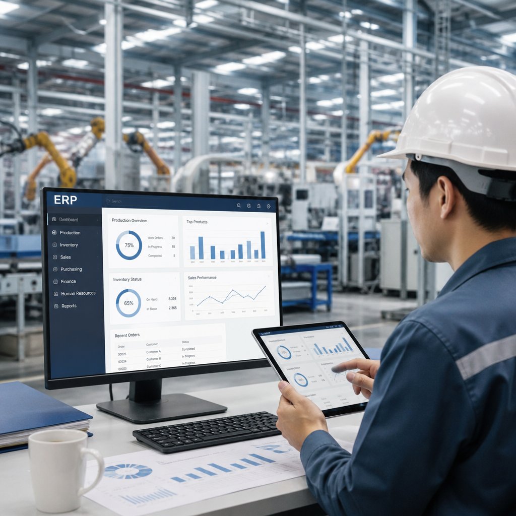 Tìm hiểu ERP sản xuất Khái niệm và cách ứng dụng hiệu quả trong thực tế