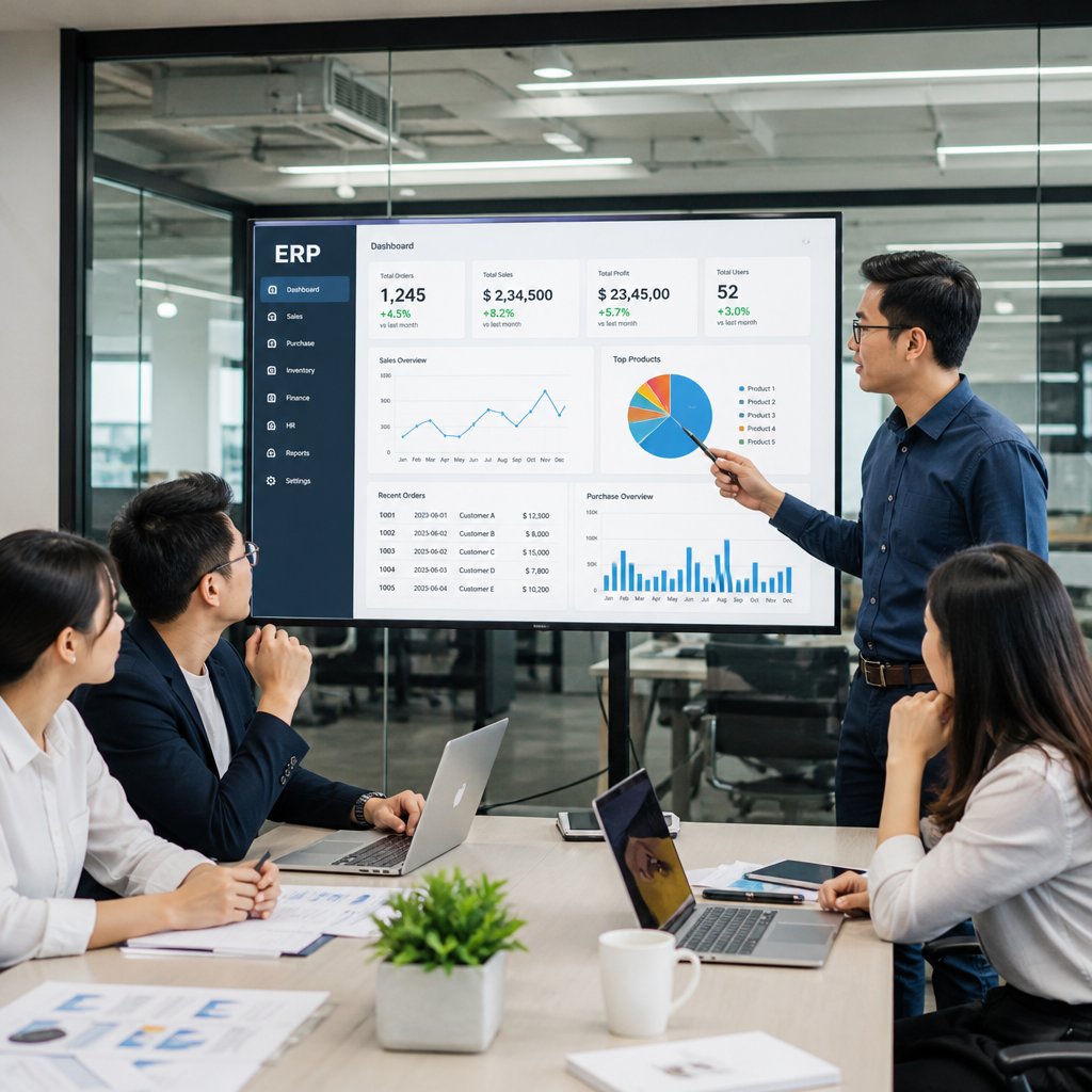 Phần mềm quản lý doanh nghiệp ERP hiệu quả Quy trình công cụ và kinh nghiệm thực tế