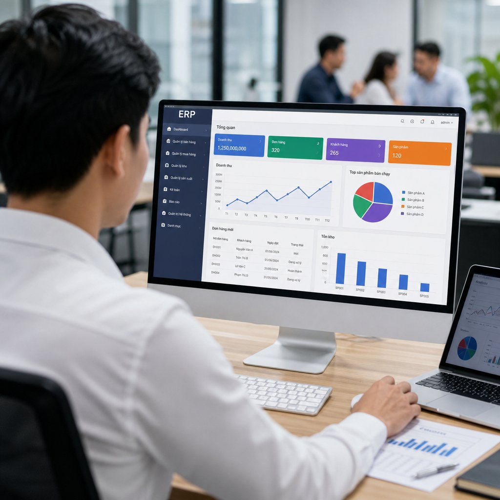 Cách sử dụng phần mềm ERP hiệu quả Quy trình thực hiện và những lưu ý quan trọng