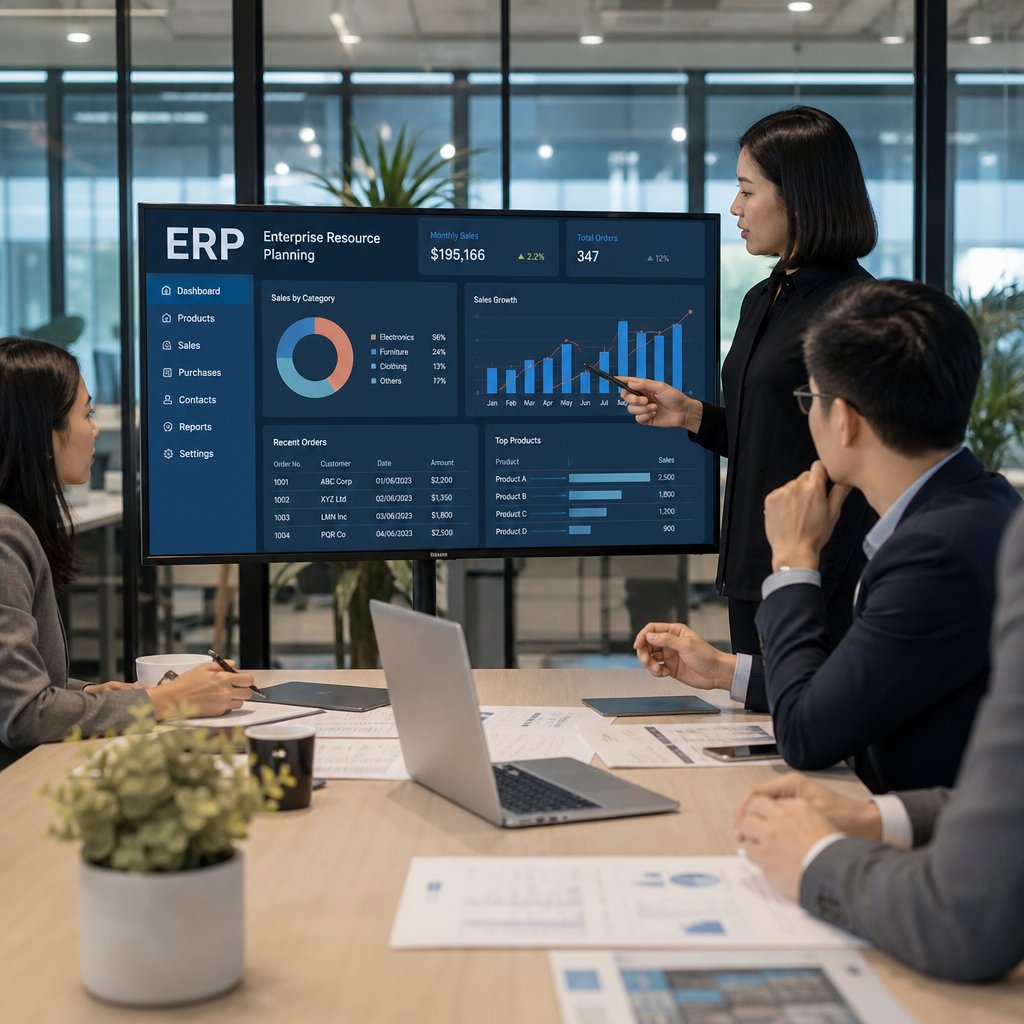 Giải pháp ERP doanh nghiệp Cách tối ưu quy trình và nâng cao hiệu suất