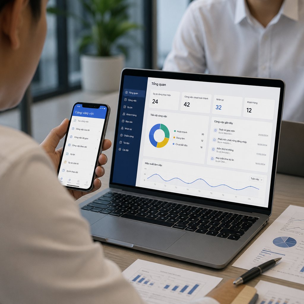 Tối ưu vận hành doanh nghiệp với app quản lý doanh nghiệp