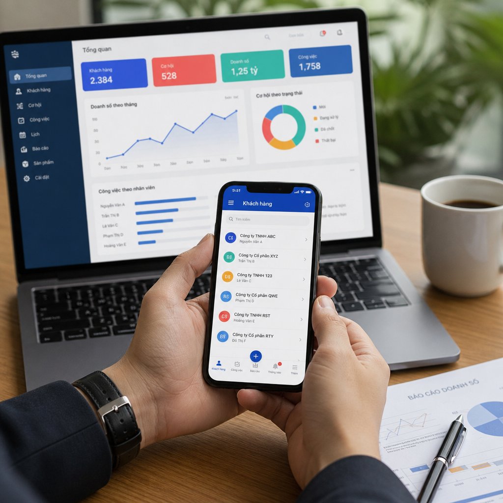 App quản lý khách hàng Giải pháp cải thiện quy trình và nâng cao hiệu quả
