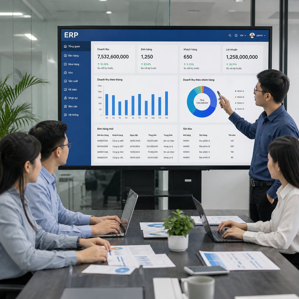Cách sử dụng hệ thống ERP hiệu quả Quy trình thực hiện và những lưu ý quan trọng