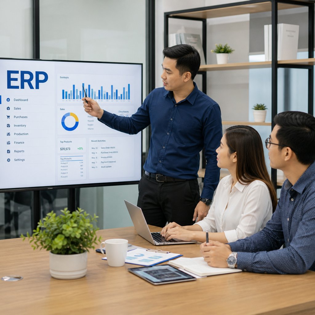 Phân tích ERP cho doanh nghiệp nhỏ Vai trò và cách triển khai hiệu quả