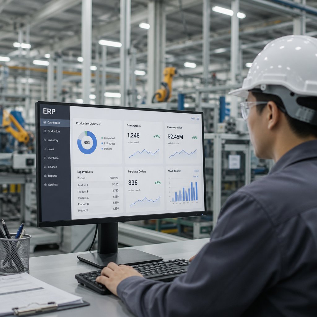 Tìm hiểu ERP cho doanh nghiệp sản xuất Khái niệm và cách ứng dụng hiệu quả trong thực tế