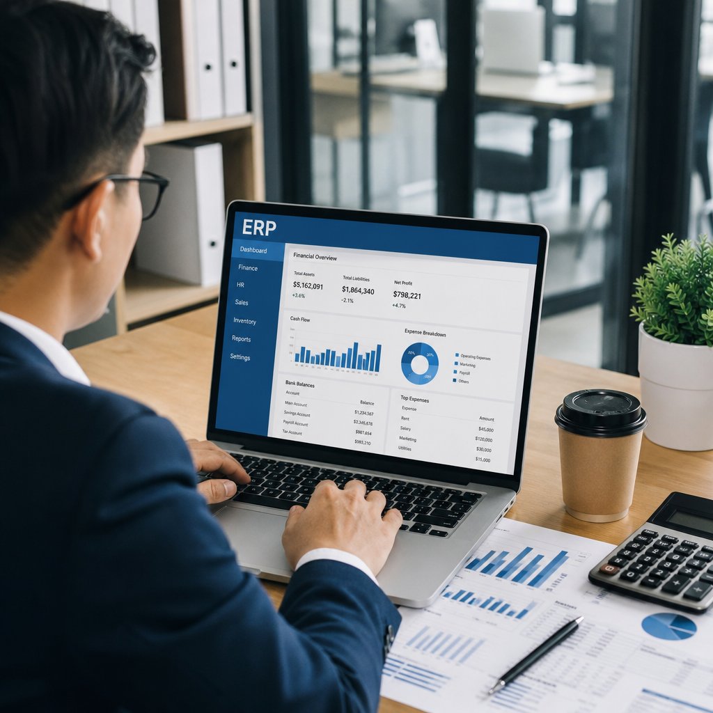 Giải pháp ERP kế toán Cách tối ưu quy trình và nâng cao hiệu suất