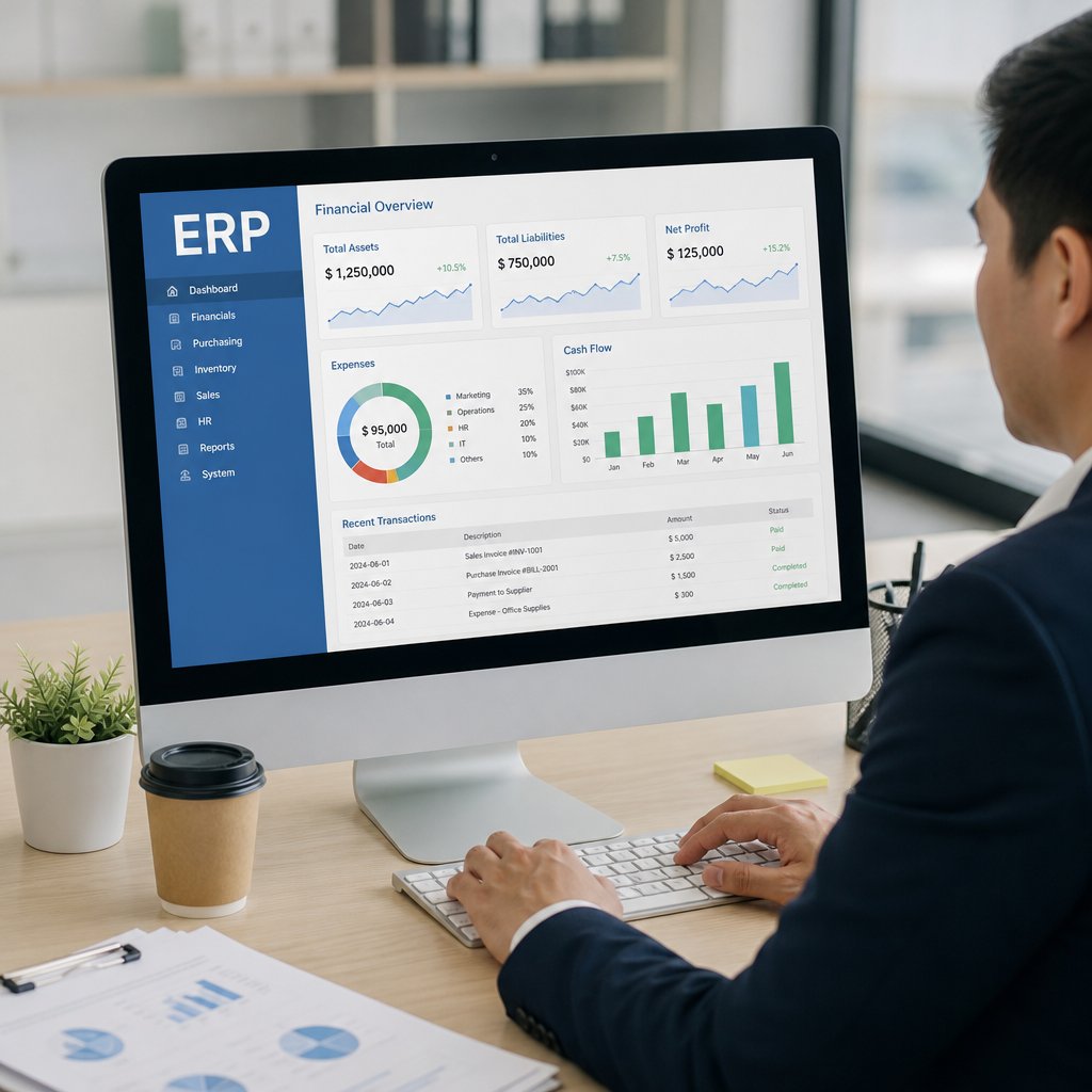 Giải pháp ERP kế toán Cách tối ưu quy trình và nâng cao hiệu suất