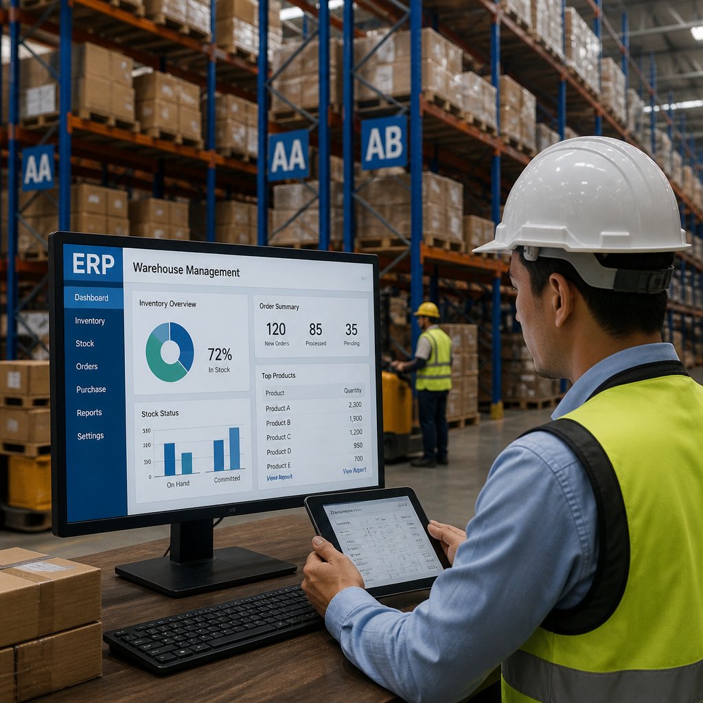 ERP quản lý kho Giải pháp cải thiện quy trình và nâng cao hiệu quả