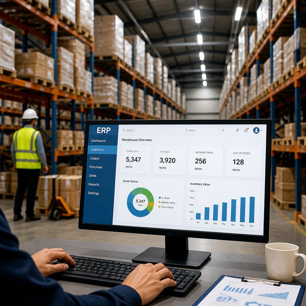 ERP quản lý kho Giải pháp cải thiện quy trình và nâng cao hiệu quả
