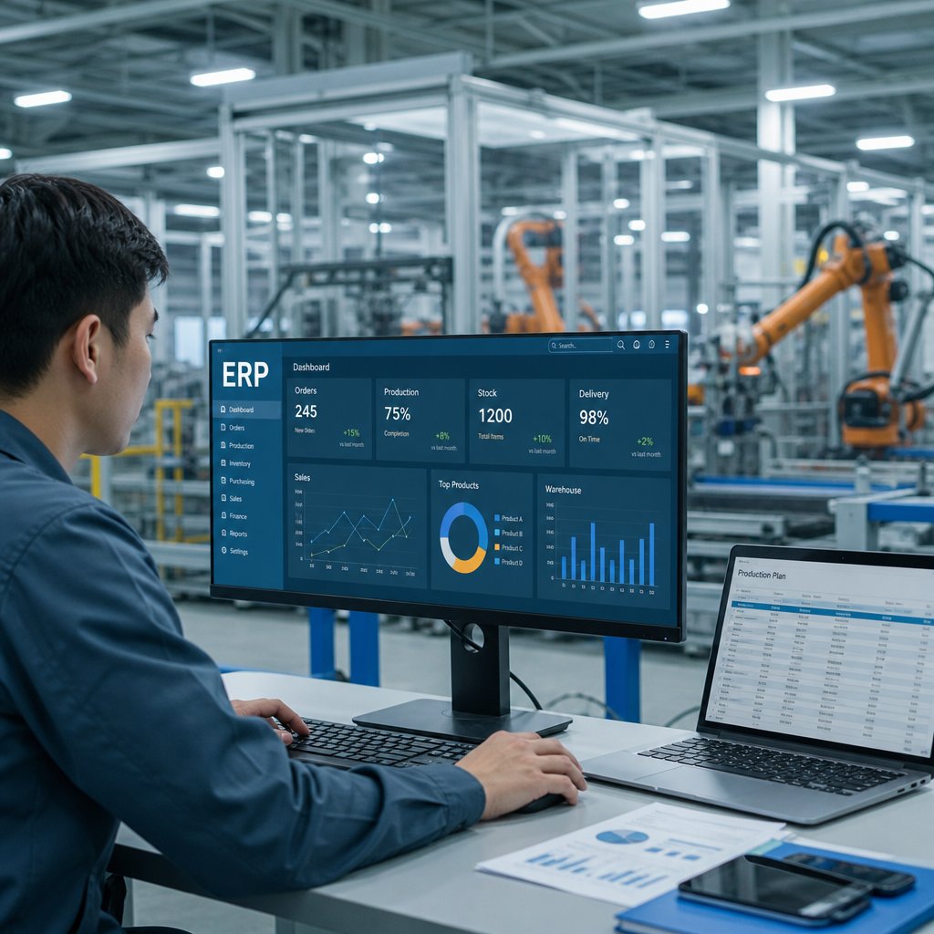 Phân tích ERP trong sản xuất Vai trò và cách triển khai hiệu quả