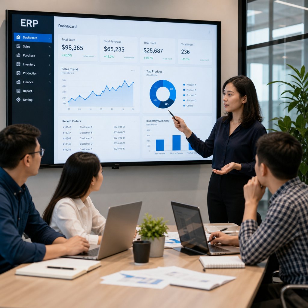 Hướng dẫn sử dụng ERP hiệu quả trong hoạt động quản trị doanh nghiệp