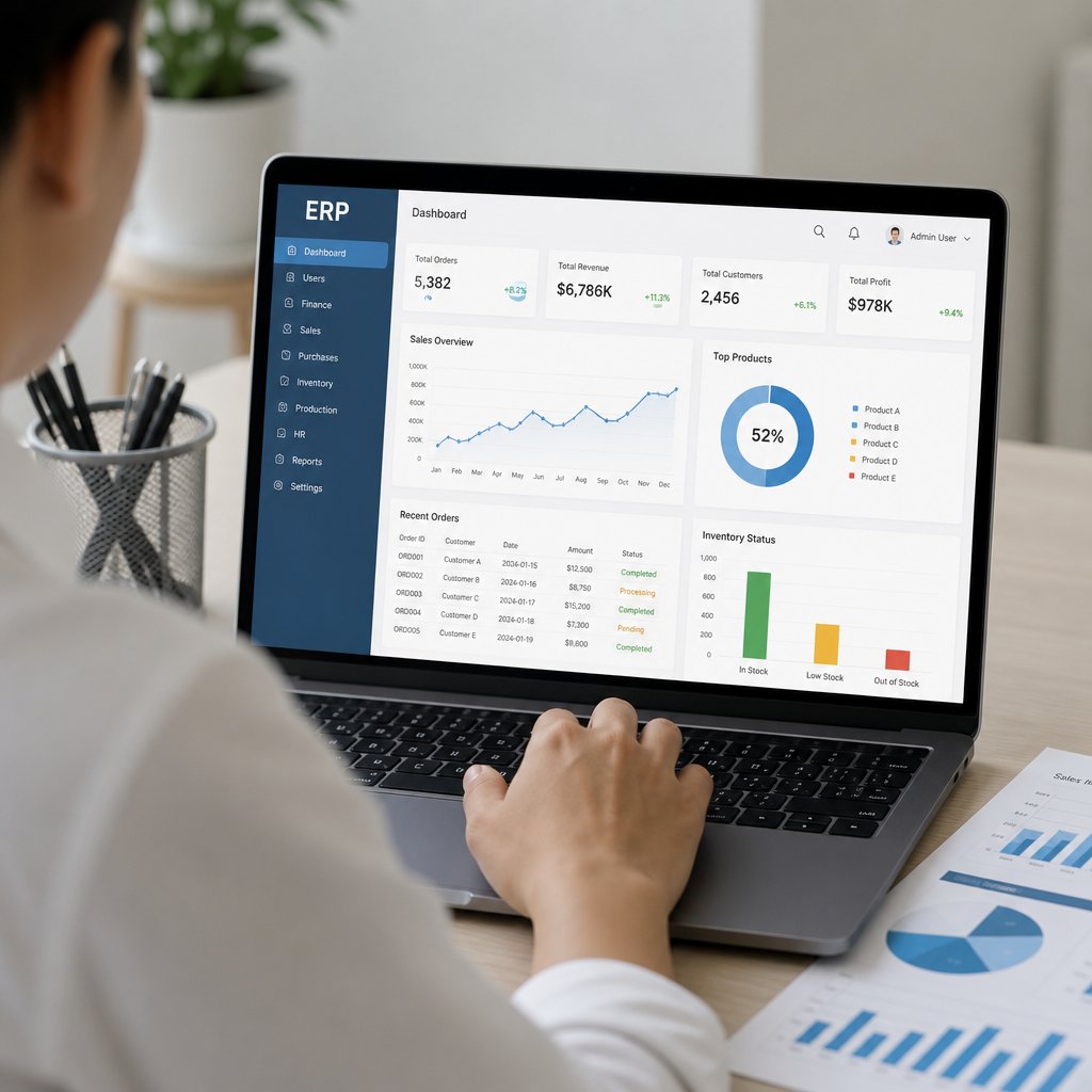 Hệ thống phần mềm ERP Các tính năng cần có và cách lựa chọn phù hợp