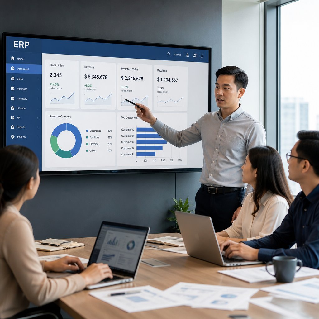 Hệ thống quản trị ERP hiệu quả Quy trình công cụ và kinh nghiệm thực tế