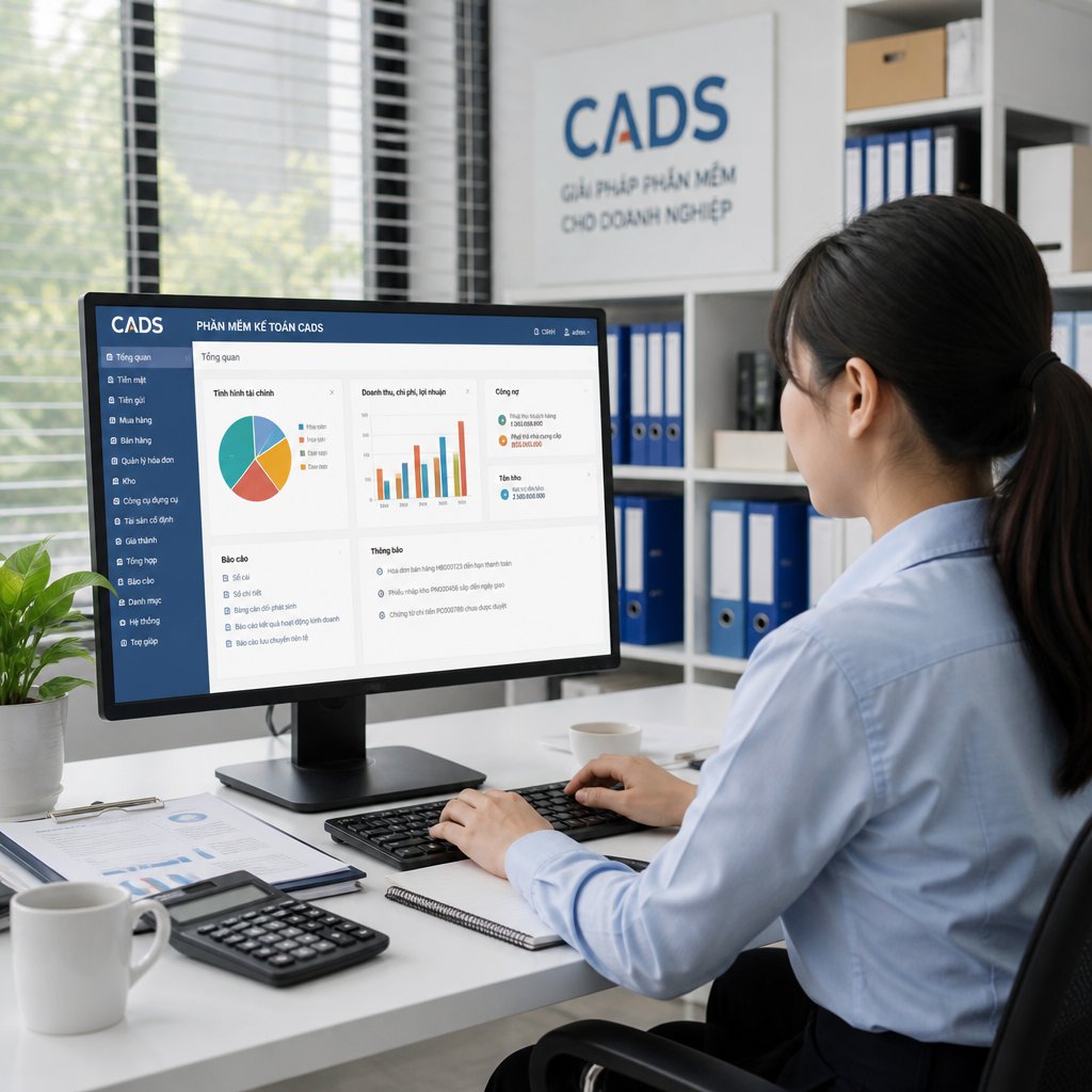 Giải pháp phần mềm kế toán cads Cách tối ưu quy trình và nâng cao hiệu suất